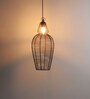 Rust Finish Iron Dome Hanging Lights (Black)