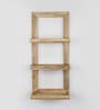 Mango Wood Floating Wall Shelf in Distressed finish
