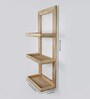 Mango Wood Floating Wall Shelf in Distressed finish