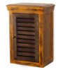 Mango Wood Yellow 2 Compartment Bathroom Cabinet