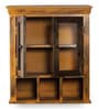 Mango Wood Yellow 5 Compartment Bathroom Cabinet