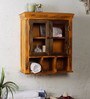 Mango Wood Yellow 5 Compartment Bathroom Cabinet