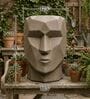 FACE PLANTER Choco Brown 18 Inch German Polymer Round Plant Container