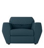 Facet 1 Seater Sofa in Ink Blue Colour