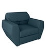 Facet 1 Seater Sofa in Ink Blue Colour