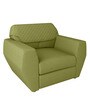 Facet 1 Seater Sofa in Leaf Green Colour