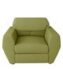 Facet 1 Seater Sofa in Leaf Green Colour