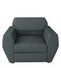 Facet 1 Seater Sofa in Steel Grey Colour