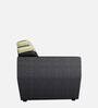 Facet Fabric 1 Seater Sofa in Steel Grey Colour Facet Fabric 1 Seater Sofa in Steel Grey Colour
