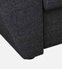 Facet Fabric 1 Seater Sofa in Steel Grey Colour Facet Fabric 1 Seater Sofa in Steel Grey Colour