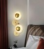 Facile Designer Wall Lamp | Modern Decorative LED Light with 3 Color Modes (Warm/Natural/Cool) | Elegant Lighting for Living Room, Bedroom & Indoor Spaces (Gold)