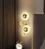 Facile Designer Wall Lamp | Modern Decorative LED Light with 3 Color Modes (Warm/Natural/Cool) | Elegant Lighting for Living Room, Bedroom & Indoor Spaces (Gold)