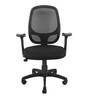 Facile Mesh Medium Back Ergonomic Office Chair In Black Colour