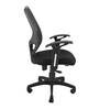 Facile Mesh Medium Back Ergonomic Office Chair In Black Colour