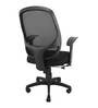Facile Mesh Medium Back Ergonomic Office Chair In Black Colour