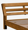 Fairmont Sheesham Wood Queen Size Bed In Scratch Resistant Rustic Teak Finish