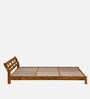 Fairmont Sheesham Wood Queen Size Bed In Scratch Resistant Rustic Teak Finish