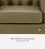 Fairmont Leatherette 1 Seater Sofa In Green Color