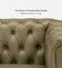 Fairmont Leatherette 1 Seater Sofa In Green Color