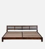 Fairmont Sheesham Wood Queen Size Bed In Scratch Resistant Provincial Teak Finish