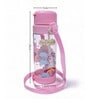 Pink Fairy Friends Printed Plastic Water Bottle with Straw & Carrying Strap, 600 ml