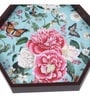 Fairy Garden  Hexagon   Brown MDF Multipurpose Serving Tray