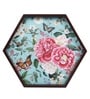 Fairy Garden  Hexagon   Brown MDF Multipurpose Serving Tray