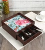 Fairy Garden Brown MDF Wood Cutlery Holder