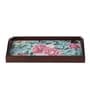 Fairy Garden Brown Teak Wood & MDF Serving Tray Reinvention factory