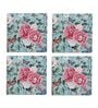 Fairy Garden Turquoise MDF (Set of 4) Table Coaster Reinvention factory