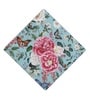 Fairy Garden Turquoise MDF (Set of 4) Table Coaster Reinvention factory