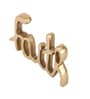 Faith Gold Aluminium Showpiece