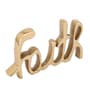 Faith Gold Aluminium Showpiece