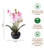Pink Artificial Indoor Flower Plant