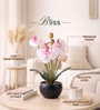 Pink Artificial Indoor Flower Plant
