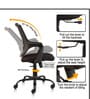 Falcon Office Executive Mesh Chair in Black Colour