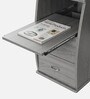 Falcon Computer Table In Grey Colour