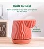 Fallen Angel Extra Small Coral Ceramic Planter