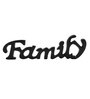 Family Black Aluminium Showpiece