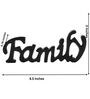 Family Black Aluminium Showpiece