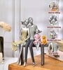 Family Bond Grey Resin Figurine