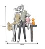 Family Bond Grey Resin Figurine