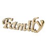 Family Gold Aluminium Showpiece
