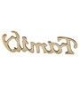 Family Gold Aluminium Showpiece