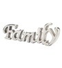 Family Silver Aluminium Showpiece