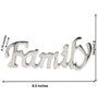 Family Silver Aluminium Showpiece