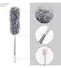Fan Cleaning Duster with 100 inches Expandable Pole Handle Washable Duster Wet and Dry Duster