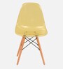 Fansy Plastic Iconic Chair in Yellow Colour