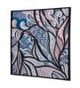 Fantasy Flower Pinewood Wall Mural In Multicolour