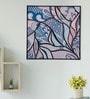 Fantasy Flower Pinewood Wall Mural In Multicolour